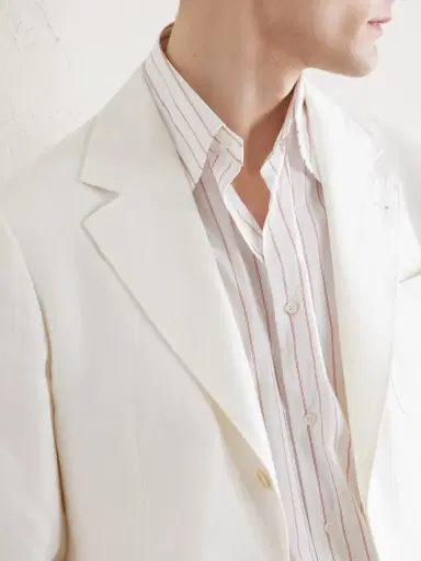 Brunello Cucinelli Striped Cotton-Poplin Shirt - Men | Thumbnail 5