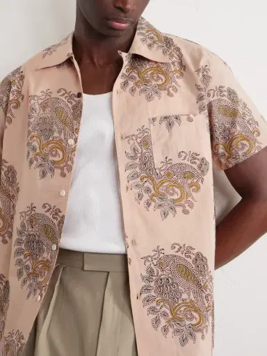 Kardo Chintan Printed Cotton Shirt - Men | Thumbnail 5 Kardo Chintan Printed Cotton Shirt - Men | Thumbnail 5