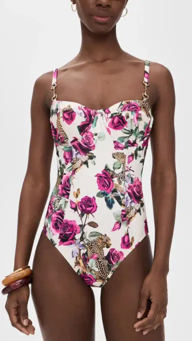 L'AGENCE Amie Rose Leopard Jungle One Piece ulti | Thumbnail 2