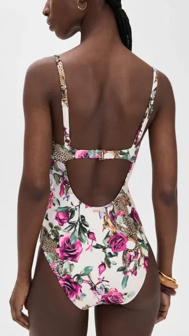 L'AGENCE Amie Rose Leopard Jungle One Piece ulti | Thumbnail 3