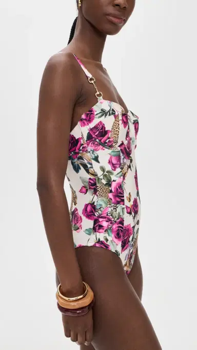 L'AGENCE Amie Rose Leopard Jungle One Piece ulti | Thumbnail 4