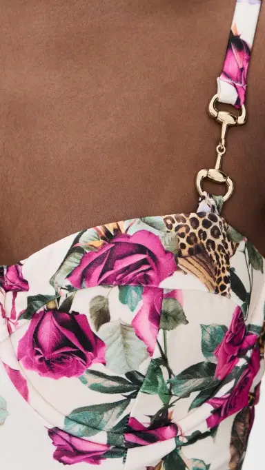 L'AGENCE Amie Rose Leopard Jungle One Piece ulti | Thumbnail 6