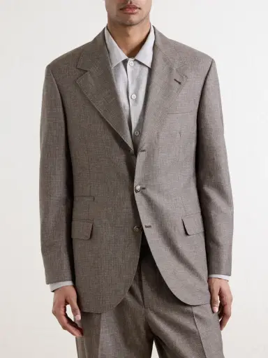 Brunello Cucinelli Wool Suit Jacket - Men | Thumbnail 3 Brunello Cucinelli Wool Suit Jacket - Men | Thumbnail 3