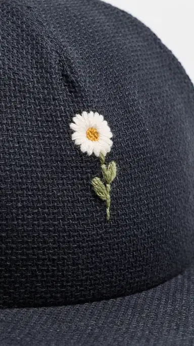 Portuguese Flannel Piquet Flower Cap | Thumbnail 6 Portuguese Flannel Piquet Flower Cap | Thumbnail 6