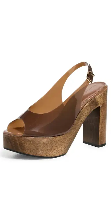 Black Suede Studio Landy 125 Sandals Mousse Leather | Thumbnail 1
