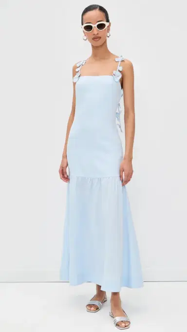 Andres Otalora Benditas Dress Baby Blue | Thumbnail 5