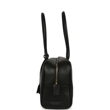 Chanel Chanel Large "Perfect Bowling" Bag Black Calfskin Gold Hardware | Thumbnail 3 Chanel Chanel Large "Perfect Bowling" Bag Black Calfskin Gold Hardware | Thumbnail 3