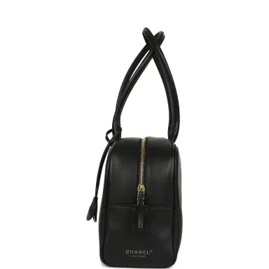 Chanel Chanel Large "Perfect Bowling" Bag Black Calfskin Gold Hardware | Thumbnail 3 Chanel Chanel Large "Perfect Bowling" Bag Black Calfskin Gold Hardware | Thumbnail 3
