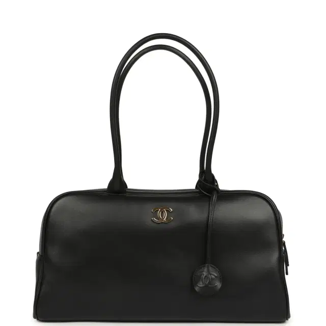 Chanel Chanel Large "Perfect Bowling" Bag Black Calfskin Gold Hardware