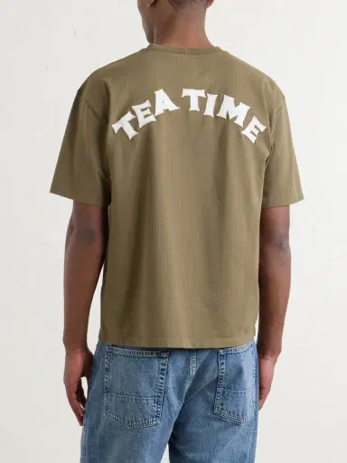 Drake's Tea Time Embroidered Cotton-Jersey T-Shirt - Men | Thumbnail 4 Drake's Tea Time Embroidered Cotton-Jersey T-Shirt - Men | Thumbnail 4