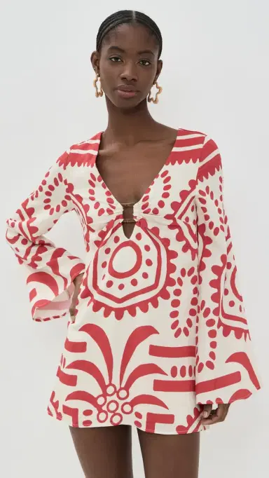SEVEN WONDERS Calli Mini Dress Red Multi | Thumbnail 2 SEVEN WONDERS Calli Mini Dress Red Multi | Thumbnail 2