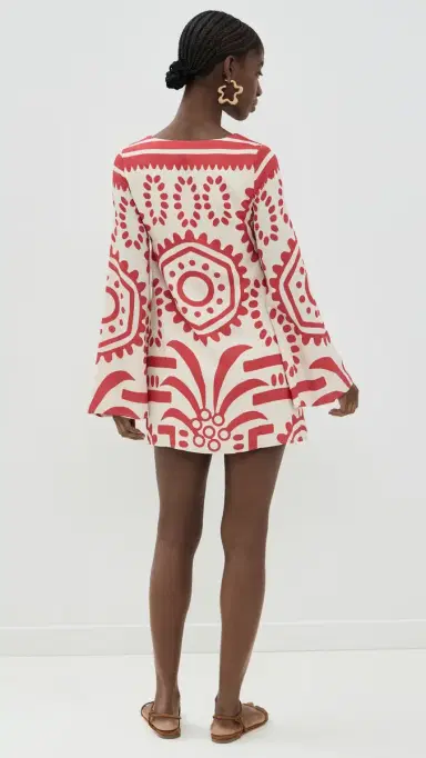 SEVEN WONDERS Calli Mini Dress Red Multi | Thumbnail 3 SEVEN WONDERS Calli Mini Dress Red Multi | Thumbnail 3