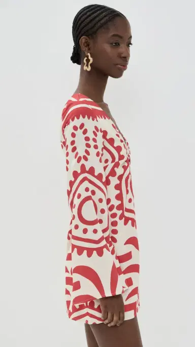 SEVEN WONDERS Calli Mini Dress Red Multi | Thumbnail 4 SEVEN WONDERS Calli Mini Dress Red Multi | Thumbnail 4
