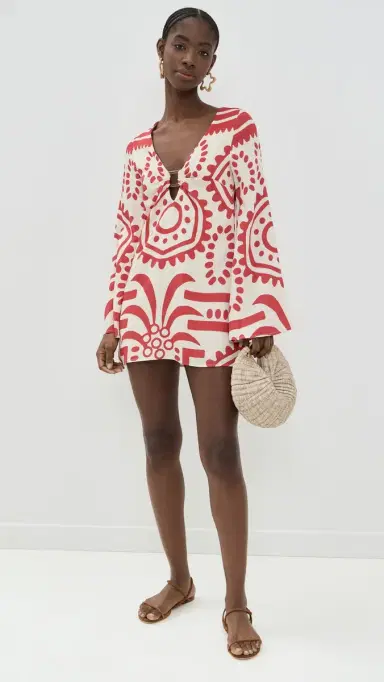SEVEN WONDERS Calli Mini Dress Red Multi | Thumbnail 5 SEVEN WONDERS Calli Mini Dress Red Multi | Thumbnail 5