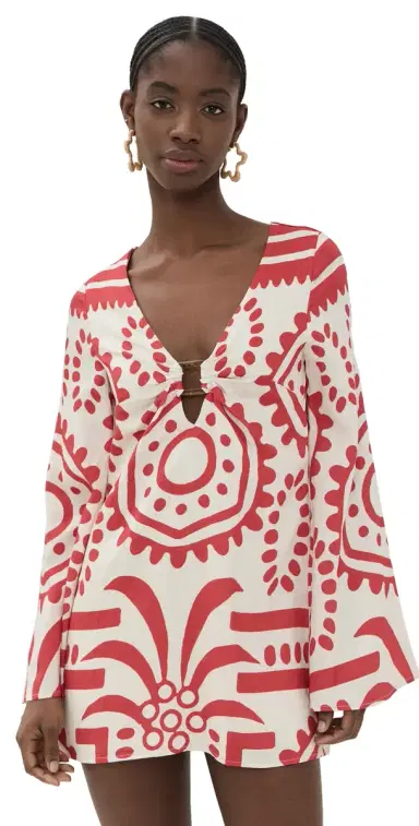 SEVEN WONDERS Calli Mini Dress Red Multi | Thumbnail 1 SEVEN WONDERS Calli Mini Dress Red Multi | Thumbnail 1