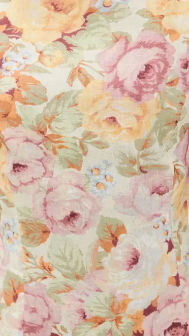 Faithfull Sofia Linen Mini Dress Giardino 8 | Thumbnail 6