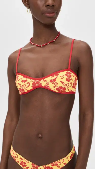 Frankies Bikinis ane Bikini Top Favorite Flower | Thumbnail 3