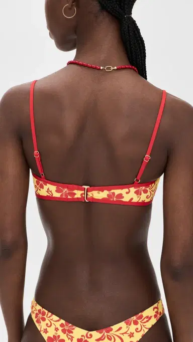 Frankies Bikinis ane Bikini Top Favorite Flower | Thumbnail 4