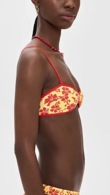 Frankies Bikinis ane Bikini Top Favorite Flower | Thumbnail 5