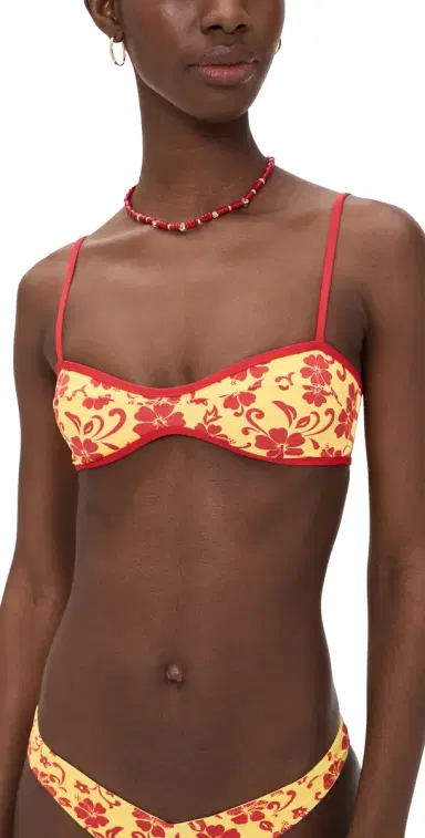 Frankies Bikinis ane Bikini Top Favorite Flower | Thumbnail 1