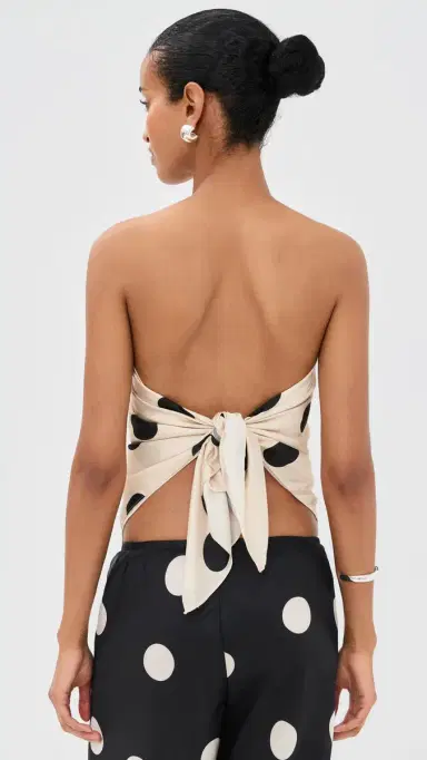 LE BOP Frankie Top White/Black Dot | Thumbnail 3 LE BOP Frankie Top White/Black Dot | Thumbnail 3