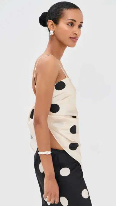 LE BOP Frankie Top White/Black Dot | Thumbnail 4 LE BOP Frankie Top White/Black Dot | Thumbnail 4