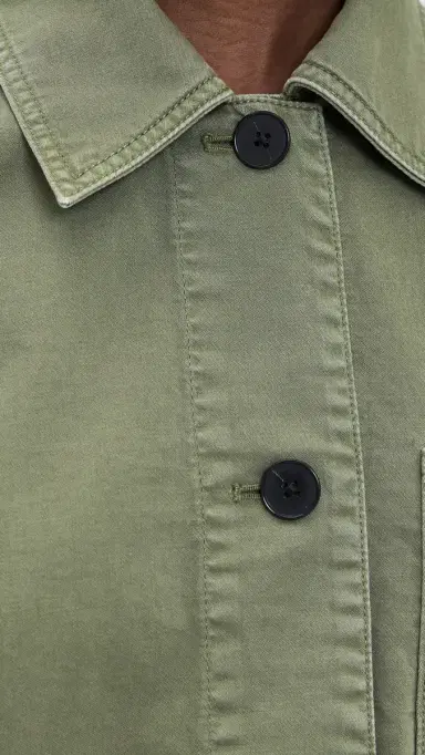 Madewell Classic Barn Jacket In Cotton Twill Faded Ivy | Thumbnail 6