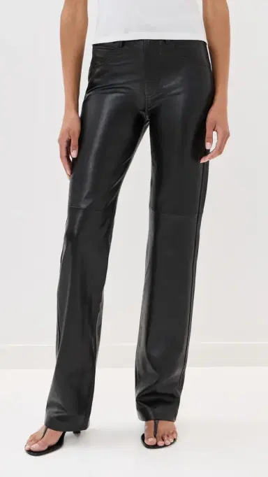 Nili Lotan Joan Leather Pants Black | Thumbnail 3 Nili Lotan Joan Leather Pants Black | Thumbnail 3