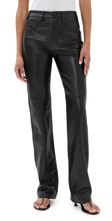 Nili Lotan Joan Leather Pants Black | Thumbnail 1 Nili Lotan Joan Leather Pants Black | Thumbnail 1