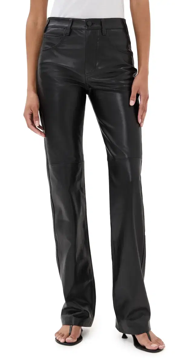Joan Leather Pants Black