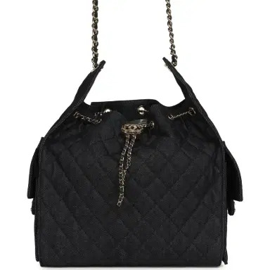 Chanel Chanel Medium 25 Hobo Bag Dark Denim Light Gold Hardware | Thumbnail 1 Chanel Chanel Medium 25 Hobo Bag Dark Denim Light Gold Hardware | Thumbnail 1