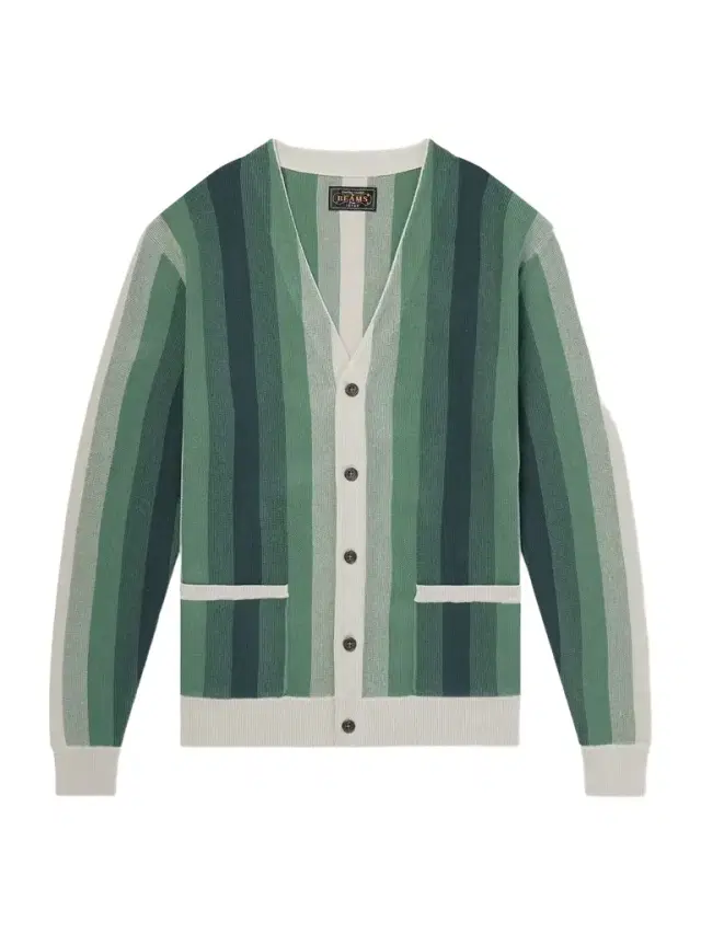 Striped Cotton Cardigan - Men