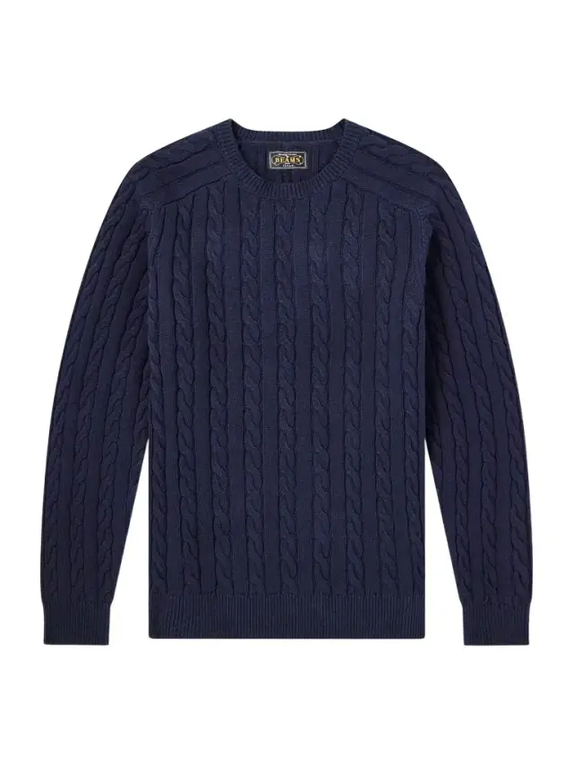 Beams Plus Cable-Knit Cotton Sweater - Men