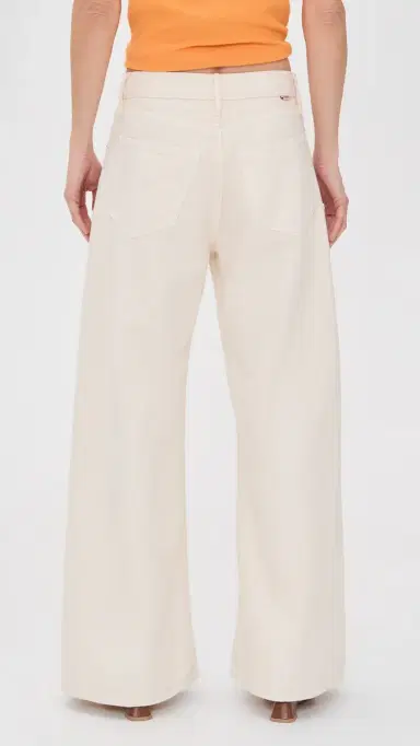Mother Petite Lil Lemon Twist Sneak Jeans Nat-natural 32 | Thumbnail 3