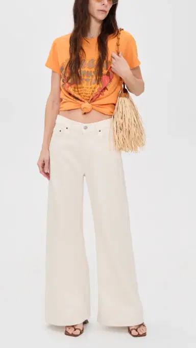 Mother Petite Lil Lemon Twist Sneak Jeans Nat-natural 32 | Thumbnail 5