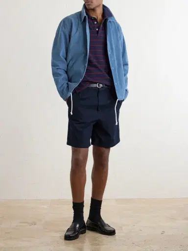 Noah Striped Cotton-Piqué Polo Shirt - Men | Thumbnail 2 Noah Striped Cotton-Piqué Polo Shirt - Men | Thumbnail 2
