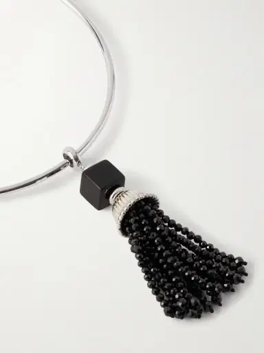 Le Sundial Nocturne Silver, Spinel And Onyx Choker | Thumbnail 4 Le Sundial Nocturne Silver, Spinel And Onyx Choker | Thumbnail 4