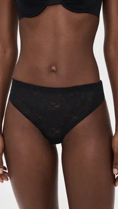 Spanx SPANXsupersmooth Day to Date Night Thong Very Black S | Thumbnail 2
