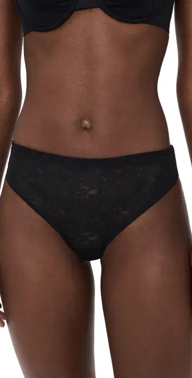 Spanx SPANXsupersmooth Day to Date Night Thong Very Black S | Thumbnail 1