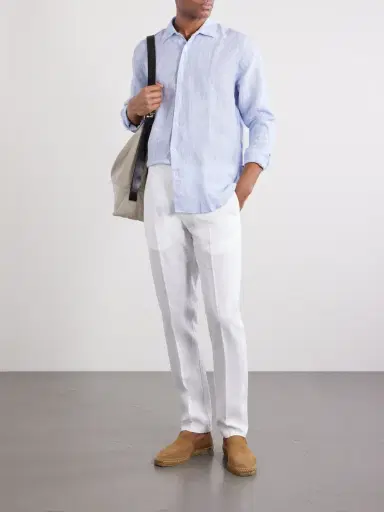 Orlebar Brown Giles Linen Shirt - Men | Thumbnail 2