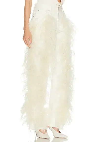 LaPointe Stretch Cotton Twill Feather Pant | Thumbnail 2 LaPointe Stretch Cotton Twill Feather Pant | Thumbnail 2