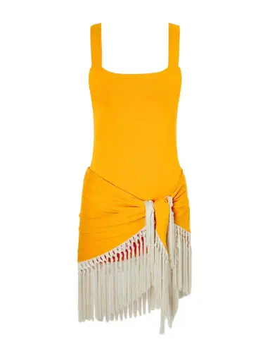 Taller Marmo Mini Lido Swimsuit And Fringed Pareo Set | Thumbnail 1
