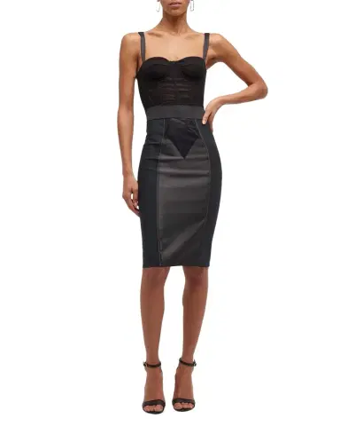 Dolce & Gabbana Ruched Crop Corset Top | Thumbnail 1