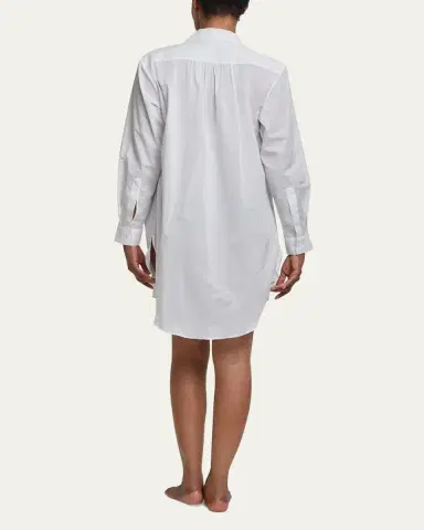 Pour Les Femmes Romeo Egyptian Cotton Sleepshirt | Thumbnail 3 Pour Les Femmes Romeo Egyptian Cotton Sleepshirt | Thumbnail 3