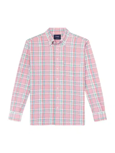 Drake's Checked Cotton Shirt - Men | Thumbnail 1 Drake's Checked Cotton Shirt - Men | Thumbnail 1