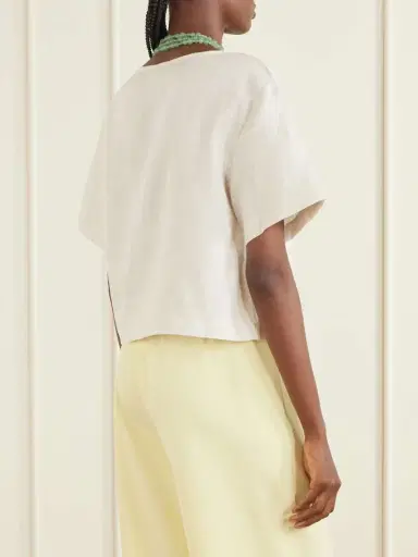 Staud Ava Linen Blouse | Thumbnail 3 Staud Ava Linen Blouse | Thumbnail 3