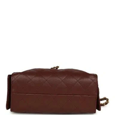 Chanel Chanel Mini 25 Hobo Bag Brown Caviar Antique Gold Hardware | Thumbnail 6 Chanel Chanel Mini 25 Hobo Bag Brown Caviar Antique Gold Hardware | Thumbnail 6