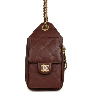 Chanel Chanel Mini 25 Hobo Bag Brown Caviar Antique Gold Hardware | Thumbnail 3 Chanel Chanel Mini 25 Hobo Bag Brown Caviar Antique Gold Hardware | Thumbnail 3