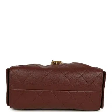 Chanel Chanel Mini 25 Hobo Bag Brown Caviar Antique Gold Hardware | Thumbnail 6 Chanel Chanel Mini 25 Hobo Bag Brown Caviar Antique Gold Hardware | Thumbnail 6