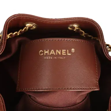 Chanel Chanel Mini 25 Hobo Bag Brown Caviar Antique Gold Hardware | Thumbnail 9 Chanel Chanel Mini 25 Hobo Bag Brown Caviar Antique Gold Hardware | Thumbnail 9